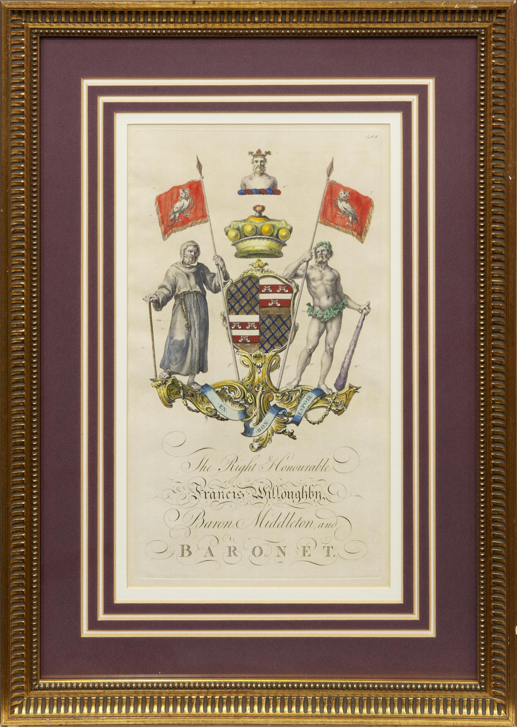 ESCUDOS NOBILIARIOS DE FRANCIS WILLOUGHBY 