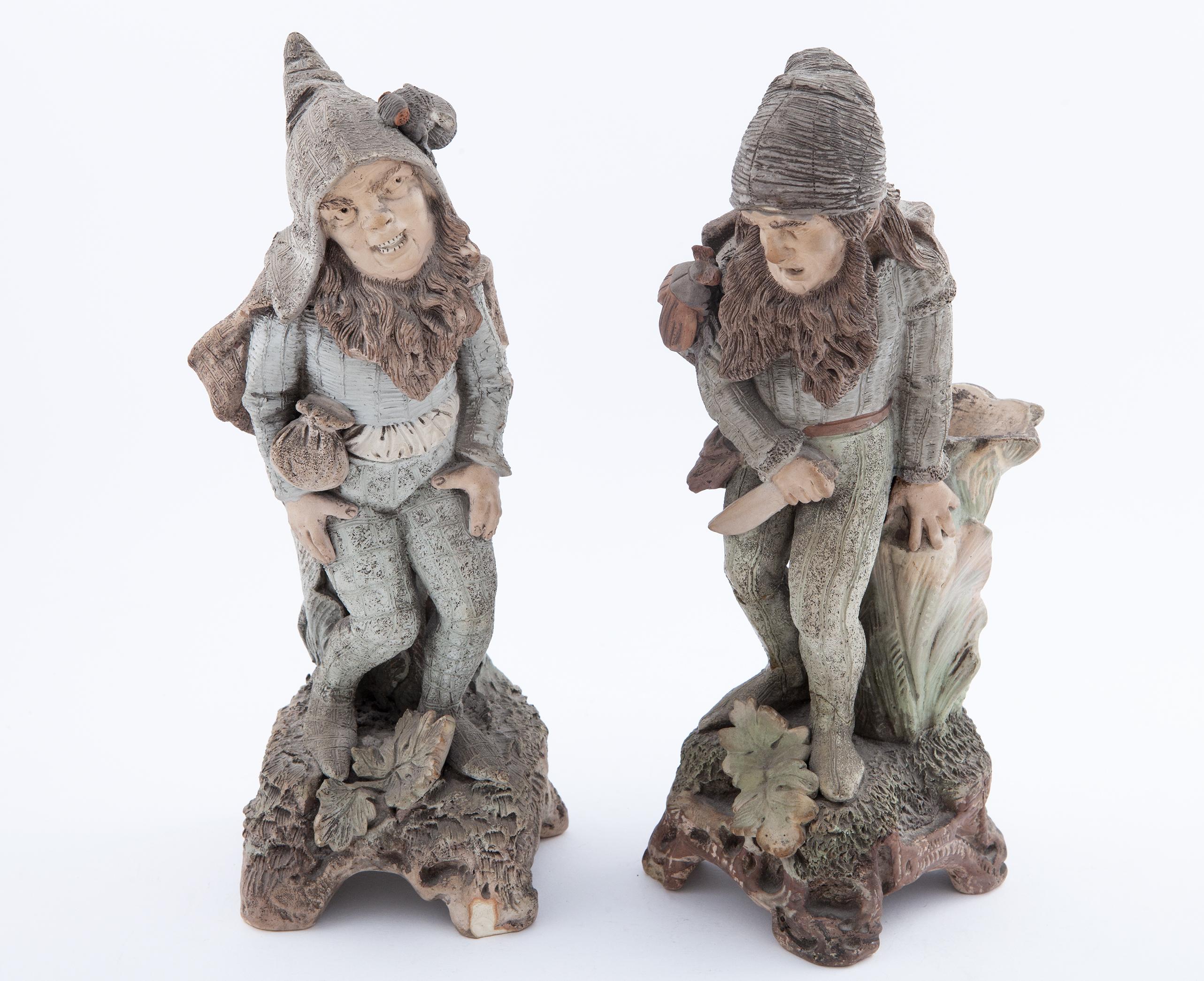 PAREJA DE GNOMOS DECORATIVOS