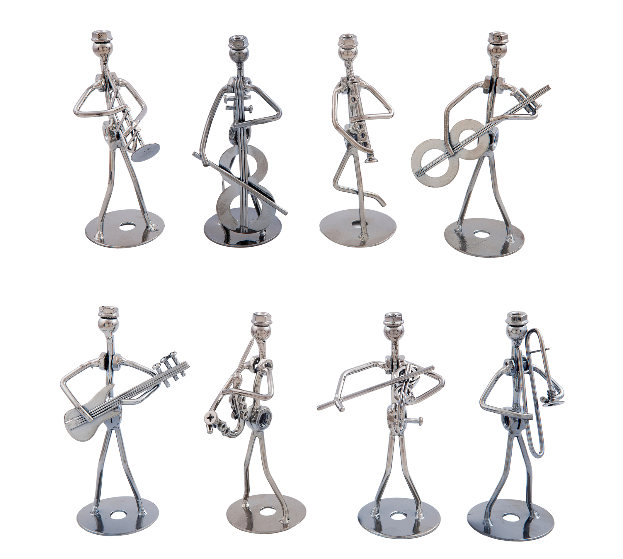 OCHO FIGURAS DE MÚSICOS