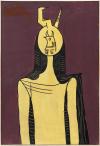 <span class='ref_item'>58 -</span> <span class="object_title">COPIA DE UN CUADRO ORIGINAL DE WILFREDO LAM "SANS TITRE" 1950</span>   <p><span class="author">SEGUIDOR DE WILFREDO LAM</span> <br><span class="technique_material">Óleo sobre lienzo</span><br><span class="technical_description">Representando un famoso cuadro original atribuido al maestro Wilfredo Lam "Sans titre" de 1950 .<br/>Enmarcado. Sin firma. Con una mancha en el ángulo superior izquierdo.<br/>Medidas: 53 x 35cm con marco.</span><br></p>