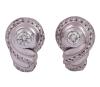 <span class='ref_item'>124 -</span> <span class="object_title">PENDIENTES EN ORO 18KT Y DIAMANTES</span>  <p><span class="technical_description">Pendientes realizados en oro de 18kt con diamantes centrales en talla brillante engastados en chatón con un peso total aprox de 0,70ct. Están adornados por bandas de diamantes en talla brillante con un peso total aprox de 0,30ct<br/>Peso total aprox de los diamantes 1ct<br/>Cierre: Omega</span><br>Peso: <span class="PESO_HCES1">7,30</span> <span class="PESOUMED_HCES1">gr.</span><br></p>