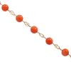 <span class='ref_item'>182 -</span> <span class="object_title">PULSERA EN ORO 18KT Y CORAL</span>  <p><span class="technical_description">Pulsera realizada en oro de 18kt. Con eslabones en forma de canasta calada alternando con cuentas esféricas de coral calibradas entre 10,4-10,7mm<br/>Cierre: Mosquetón<br/>Longitud: 19cm</span><br>Peso: <span class="PESO_HCES1">15,05</span> <span class="PESOUMED_HCES1">gr.</span><br></p>