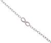 <span class='ref_item'>176 -</span> <span class="object_title">PULSERA TIFFANY&CO INFINITY EN PLATA DE LEY</span>  <p><span class="technical_description">Pulsera realizada en plata de ley con contrastes, y punzón de la firma Tiffany&Co. Modelo Infinity, con eslabones tipo forxat.<br/>Cierre: Mosquetón<br/>Longitud: 18 cm</span><br>Peso: <span class="PESO_HCES1">6</span> <span class="PESOUMED_HCES1">gr.</span><br></p>