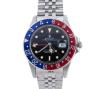 <span class='ref_item'>128 -</span> <span class="object_title">RELOJ ROLEX GMT-MASTER EN ACERO. AUTOMÁTICO</span>  <p><span class="technical_description">Reloj Rolex GMT-Master realizado en acero, del año 1988. Automático. Esfera en negro, con bisel numerado y esmaltado en azul y rojo. Calibre: 30-75. Calendario a las 3 y cristal plexiglass. En estado de marcha. <br/>Ref: 16750. Nº 9068453<br/>En su estuche original.</span><br>Peso: <span class="PESO_HCES1">101,80</span> <span class="PESOUMED_HCES1">gr.</span><br></p>