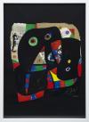 <span class='ref_item'>130 -</span> <span class="object_title">HOMENAJE A GAUDÍ, 20</span>   <p><span class="author">JOAN MIRÓ (Barcelona, 1893- Mallorca, 1983)  </span> <br><span class="technique_material">Impresión</span><br><span class="technical_description">A partir del original de aguafuerte, aguatinta, carborundum y collage de 1979. Firmado y numerado en plancha "HC VII/XV"<br/>Impresión sobre papel Fedrigoni Stucco Tintoretto de 220gr y adherida a cartulina Tintoretto Ceylon Black Pepper de 200gr.<br/>Editado por Grupo Planeta y publicado en Barcelona en enero de 2012. <br/>Con marco de madera y metacrilato<br/>Medidas con marco: 72 x 52cm</span><br></p>