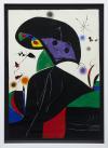 <span class='ref_item'>132 -</span> <span class="object_title">HOMENAJE A GAUDÍ, 18</span>   <p><span class="author">JOAN MIRÓ (Barcelona, 1893- Mallorca, 1983)  </span> <br><span class="technique_material">Impresión</span><br><span class="technical_description">A partir del original de aguafuerte y aguatinta de 1979. Firmado y numerado en plancha "HC VII/XV"<br/>Impresión sobre papel Fedrigoni Stucco Tintoretto de 220gr y adherida a cartulina Tintoretto Ceylon Black Pepper de 200gr.<br/>Editado por Grupo Planeta y publicado en Barcelona en enero de 2012. <br/>Con marco de madera y metacrilato<br/>Medidas con marco: 72 x 52cm</span><br></p>