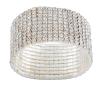 <span class='ref_item'>205 -</span> <span class="object_title">BRAZALETE EN METAL PLATEADO Y PIEDRAS DE IMITACIÓN DIAMANTE</span>  <p><span class="technical_description">Brazalete ancha y elástica realizada en metal plateado y adornada con 10 hileras de piedras incoloras.<br/>Longitud: 17cm</span><br>Peso: <span class="PESO_HCES1">40,10</span> <span class="PESOUMED_HCES1">gr.</span><br></p>