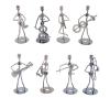 <span class='ref_item'>187 -</span> <span class="object_title">OCHO FIGURAS DE MÚSICOS</span>   <p><span class="technique_material">Metal</span><br><span class="technical_description">Grupo de 8 figuritas representado una banda de músicos, cada una con un instrumento diferente. Muy en la linea del escultor Alberto Giacometti<br/>Altura: 13cm</span><br></p>