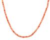 <span class='ref_item'>206 -</span> <span class="object_title">COLLAR EN ORO 18KT Y CORAL</span>  <p><span class="technical_description">Collar formado por pequeñas cuentas esféricas de coral.<br/>Cierre: Reasa realizada en oro de 18kt<br/>Longitud: 43cm</span><br>Peso: <span class="PESO_HCES1">8,70</span> <span class="PESOUMED_HCES1">gr.</span><br></p>