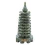 <span class='ref_item'>203 -</span> <span class="object_title">PAGODA DE WENCHANG TALLADA A MANO EN JADE. CHINA S.XX.</span>   <p><span class="technical_description">Templo estilo pagoda de la ciudad china Wenchang tallada en jade verde a mano. Presenta una pieza muy detallada que sigue fielmente la torre de la ciudad. Con descripción en parte inferior "Wénchāng tǎ"<br/>Medidas: 14x6cm</span><br></p>