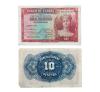 <span class='ref_item'>283 -</span> <span class="object_title">LOTE DE 2 BILLETES DE 10 PESETAS ESPAÑOLAS DE 1935</span>  <p></p>