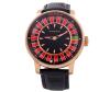 <span class='ref_item'>197 -</span> <span class="object_title">RELOJ PINDU CON RULETA EN ACERO CHAPADO EN ORO Y CORREA DE PIEL. AUTOMÁTICO</span>  <p><span class="technical_description">Reloj Pindu de caballero realizado en acero chapado en oro rosado. Movimiento automático. Caja de 44mm. Esfera con ruleta de casino giratoria con bolita blanca. Correa de piel negra. Resistente al agua 5ATM . Nº 5033G. En estado de marcha</span><br>Peso: <span class="PESO_HCES1">120</span> <span class="PESOUMED_HCES1">gr.</span><br></p>