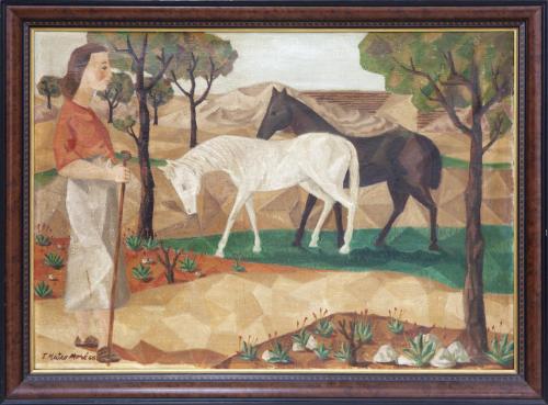 PAISAJE CON CABALLO (1955)